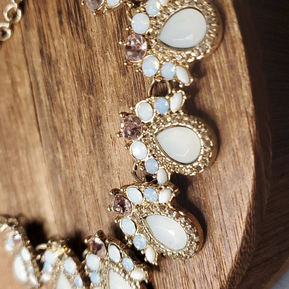 N3515 vintage teardrop‎ necklace fancy - Picture 2 of 3